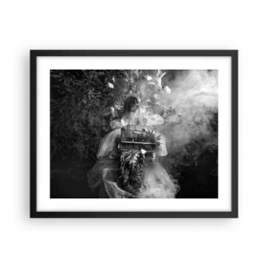 Póster en marco negro - La madre misma - La naturaleza - 50x40 cm