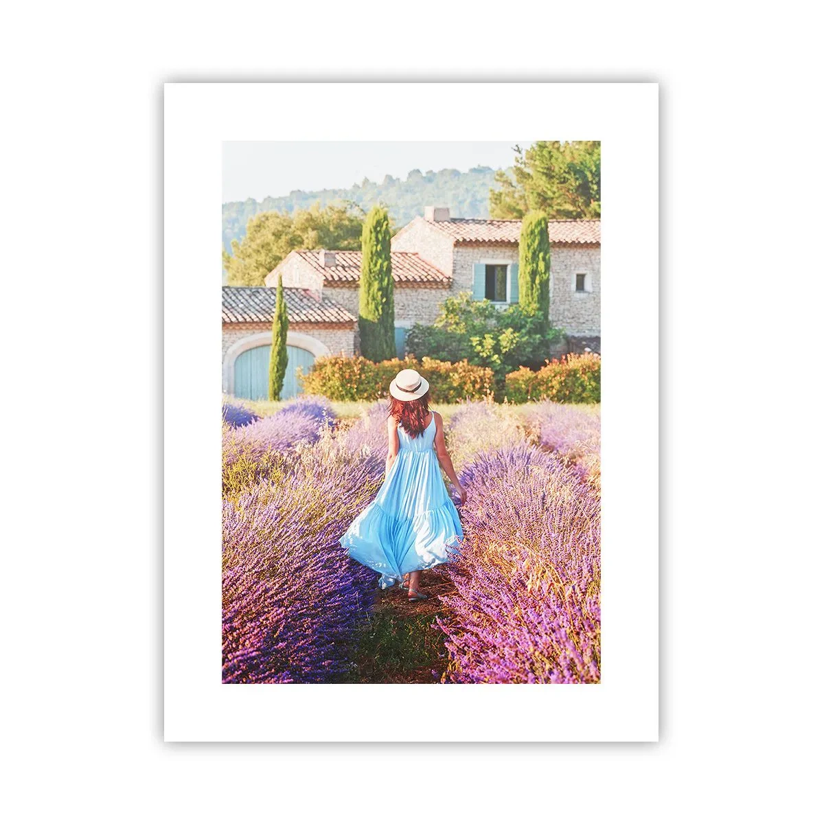 Póster - La chica de la lavanda - 30x40 cm