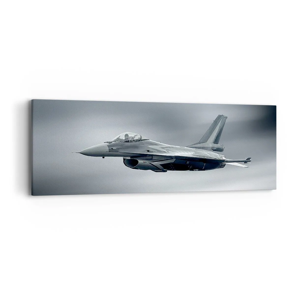 Cuadro sobre lienzo - Impresión de Imagen - ¿Quieres un reto? - 90x30 cm