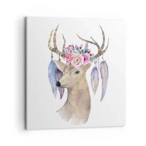 Cuadro sobre lienzo - Impresión de Imagen - Guía del alma - gentil, inocente - 60x60 cm