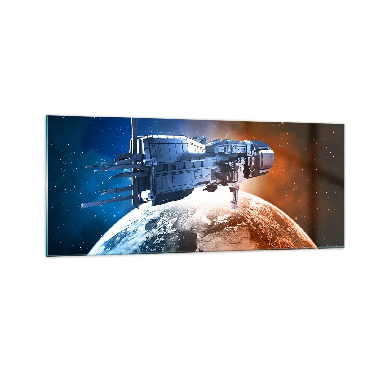 Cuadro sobre vidrio - Impresiones sobre Vidrio - Un observador atento - 100x40 cm