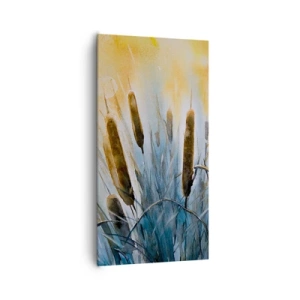 Cuadro sobre lienzo - Impresión de Imagen - El frío del agua, el calor del sol - 65x120 cm