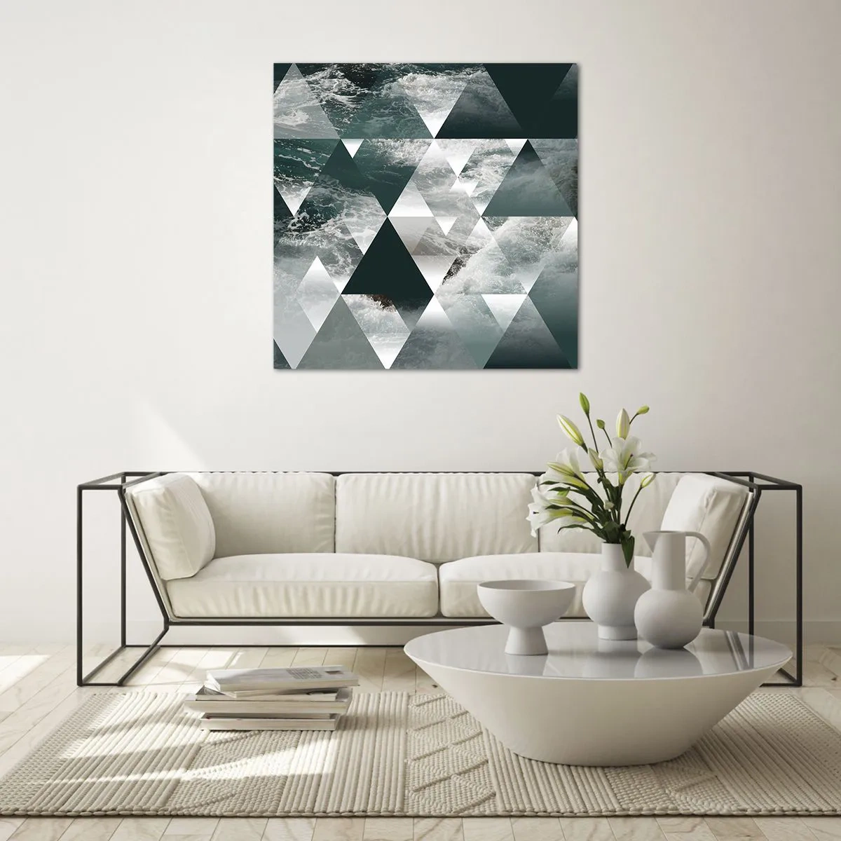 Cuadro sobre vidrio - Impresiones sobre Vidrio - Una perspectiva de cristal - 60x60 cm