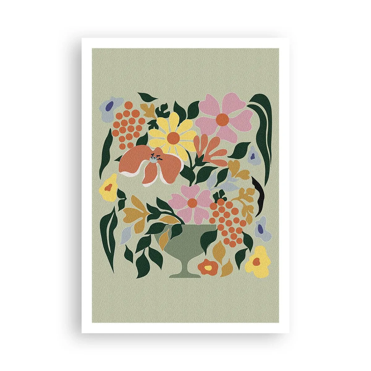 Póster - Un ramo rebosante de vida - 70x100 cm