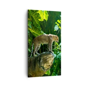 Cuadro sobre lienzo - Impresión de Imagen - ¿A la caza? - 55x100 cm