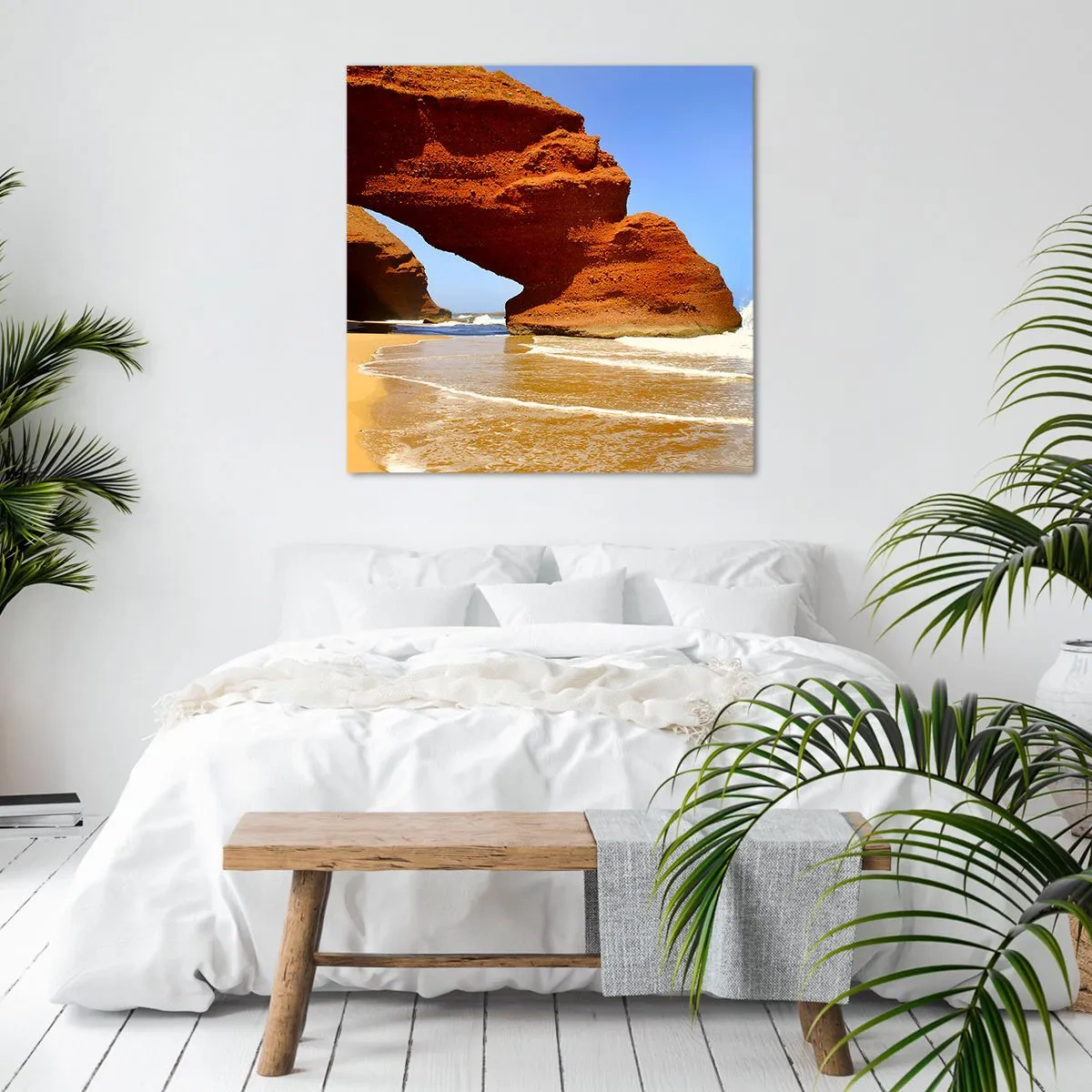 Cuadro sobre lienzo - Impresión de Imagen - El agua y el viento a través de miles de años - 70x70 cm