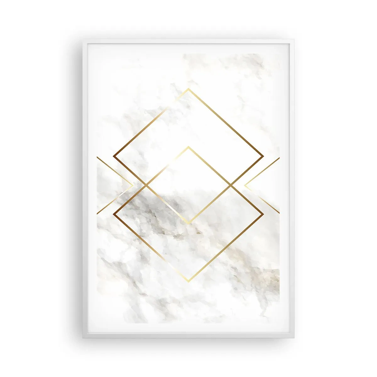 Póster en marco blanco - Una vista al infinito - 70x100 cm