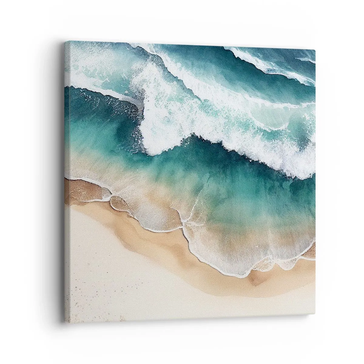 Cuadro sobre lienzo - Impresión de Imagen - Un encuentro eterno - 30x30 cm