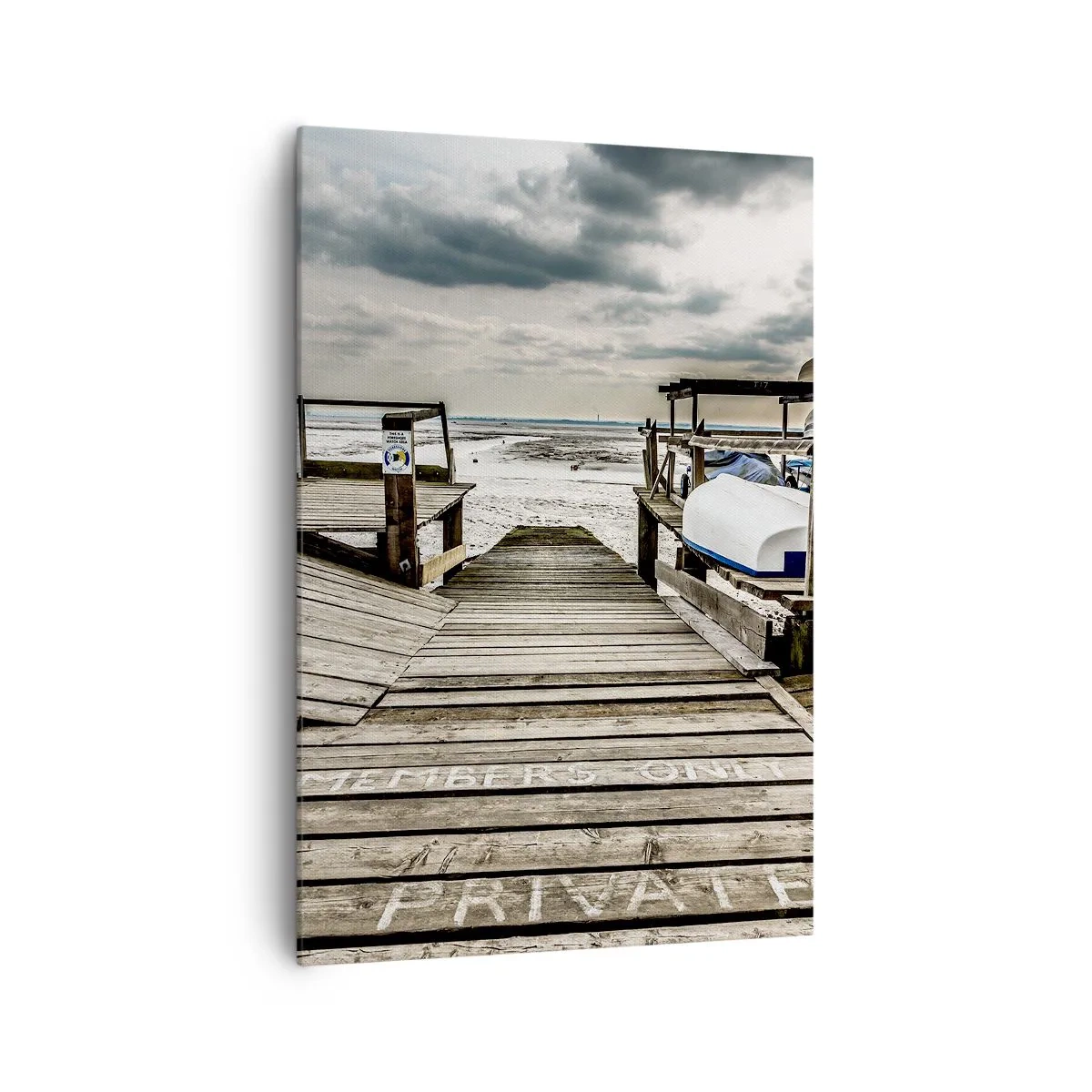 Cuadro sobre lienzo - Impresión de Imagen - La playa del norte - 70x100 cm