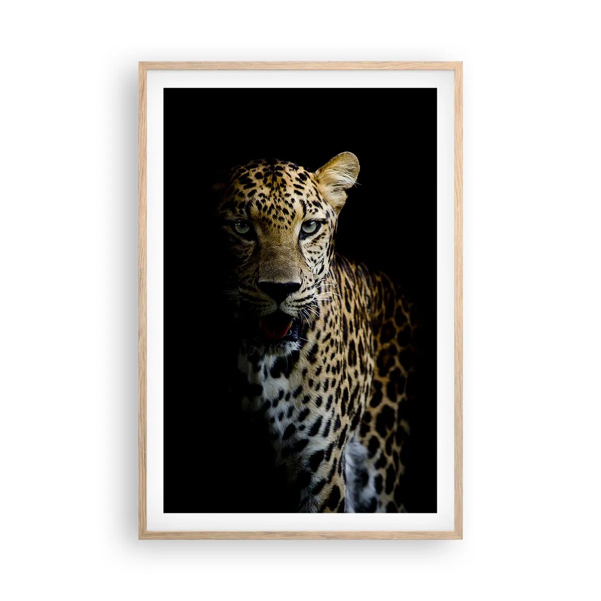 Póster en marco roble claro - Belleza oscura - 61x91 cm