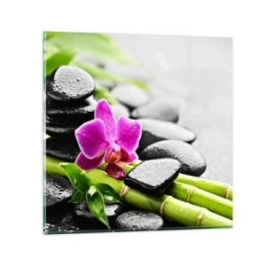 Cuadro sobre vidrio - Impresiones sobre Vidrio - En equilibrio pacífico - 30x30 cm