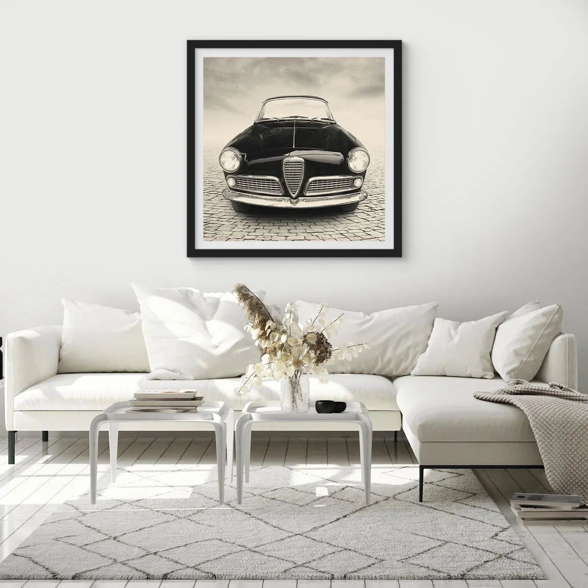 Póster en marco negro - ¿Y cómo no quererme? - 50x50 cm