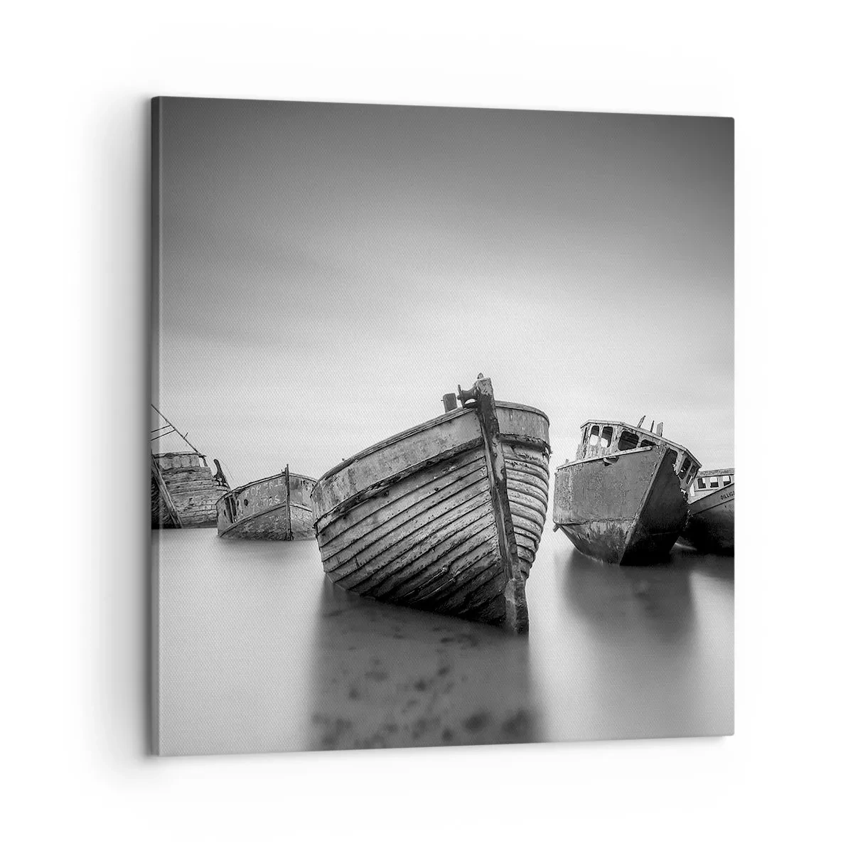 Cuadro sobre lienzo - Impresión de Imagen - Ahora solo quedan los recuerdos... - 60x60 cm