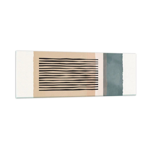 Cuadro sobre vidrio - Impresiones sobre Vidrio - Todo en orden - 90x30 cm