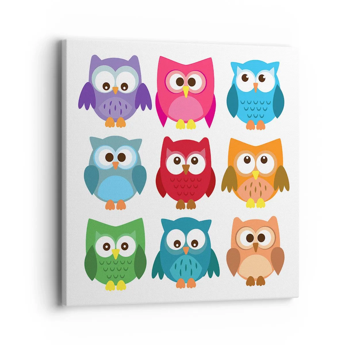 Cuadro sobre lienzo - Impresión de Imagen - Es divertido ser diferente - 40x40 cm