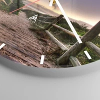 Esfera sin numeración, con rayas