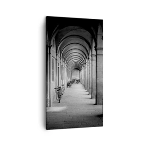 Cuadro sobre lienzo - Impresión de Imagen - Resguardo bajo los arcos - 45x80 cm
