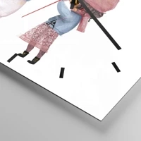 Esfera sin numeración, con rayas