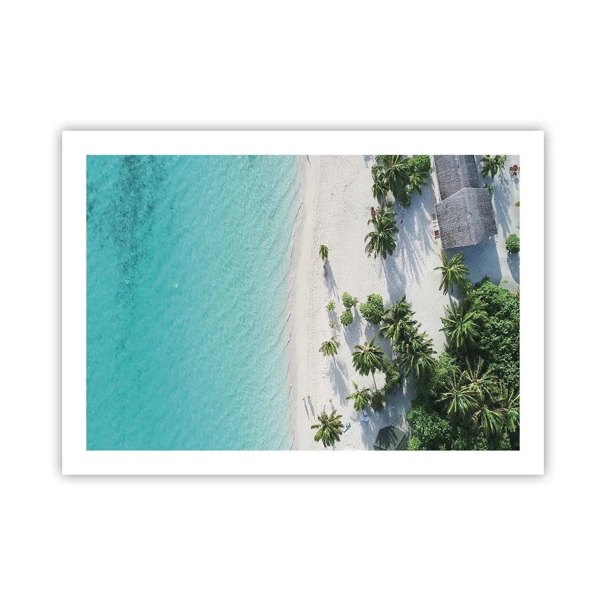 Póster - Vacaciones en el paraíso - 70x50 cm