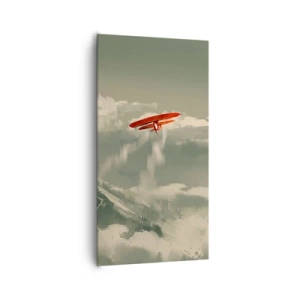 Cuadro sobre lienzo - Impresión de Imagen - Pionero sin miedo - 65x120 cm