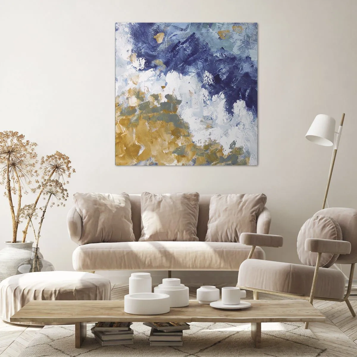 Cuadro sobre lienzo - Impresión de Imagen - Danza de los elementos - 60x60 cm