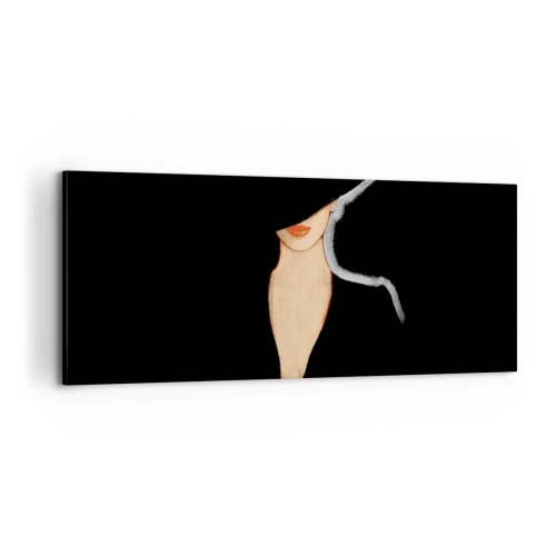 Cuadro sobre lienzo - Impresión de Imagen - Elegancia y estilo - 100x40 cm