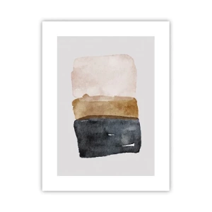 Póster - Una composición de colores tierra - 30x40 cm