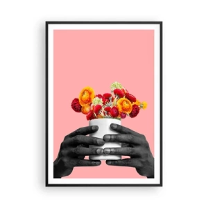 Póster en marco negro - La apoteosis de la vida - 70x100 cm