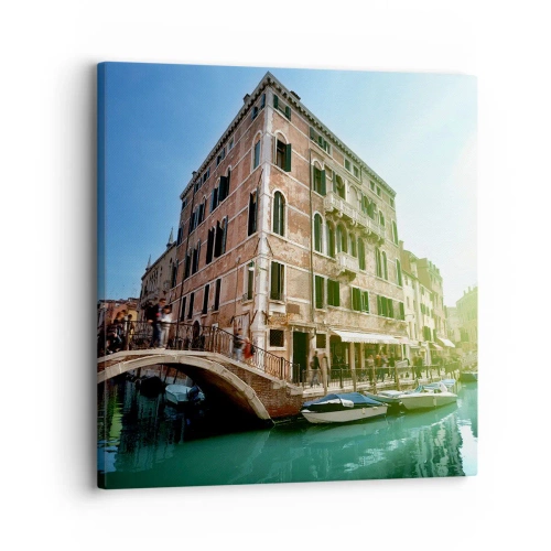 Cuadro sobre lienzo - Impresión de Imagen - Venecia - Amore Mio - 30x30 cm