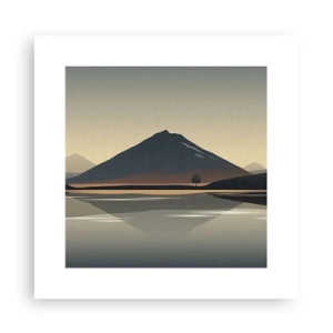 Póster - Reflejo de espejo - 30x30 cm