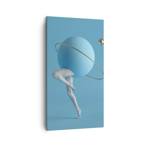 Cuadro sobre lienzo - Impresión de Imagen - Y los planetas se vuelven locos - 45x80 cm