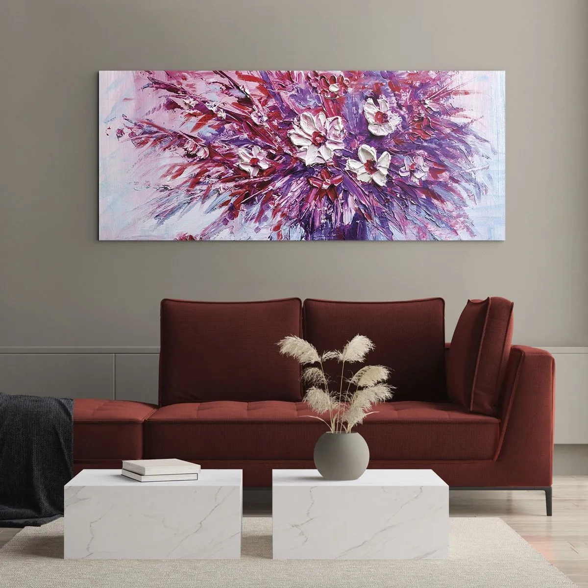 Cuadro sobre vidrio - Impresiones sobre Vidrio - Inocencia y pasión - 100x40 cm