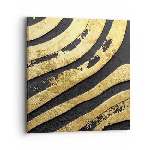 Cuadro sobre lienzo - Impresión de Imagen - Todo fluye - 40x40 cm