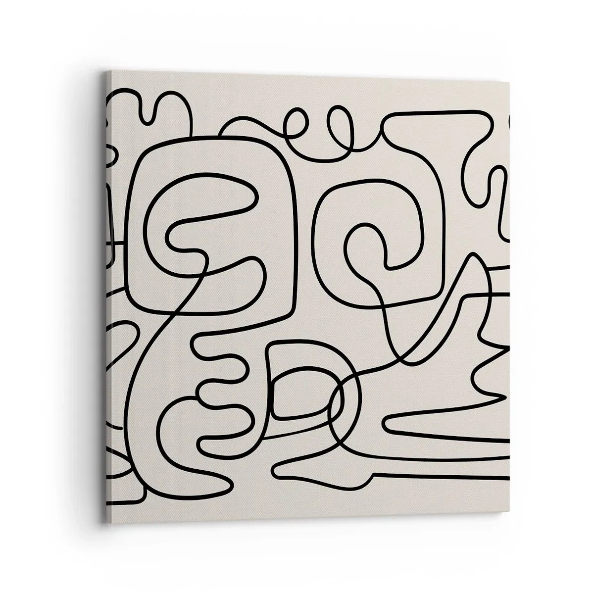 Cuadro sobre lienzo - Impresión de Imagen - El camino correcto - 70x70 cm