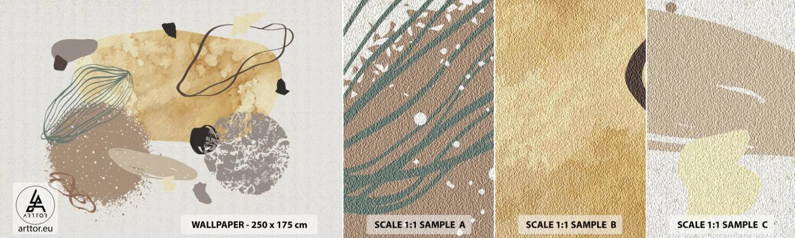 Muestra De Fotomural Standard Eco - Plumología aplicada - Abstracción, Pedazo, Minimalismo - 100x30 cm