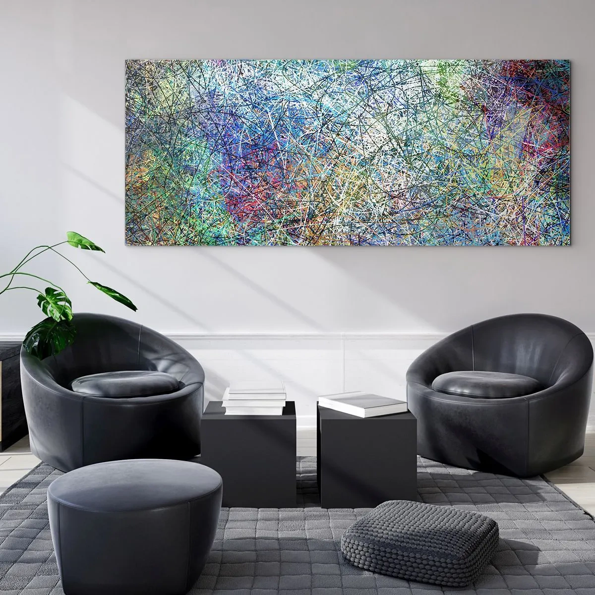 Cuadro sobre vidrio - Impresiones sobre Vidrio - No es tan fácil - 100x40 cm
