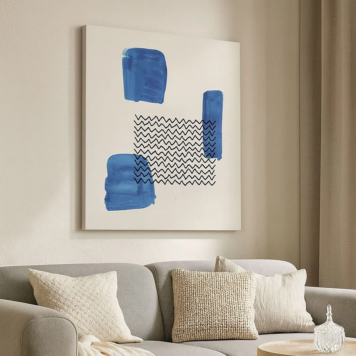 Cuadro sobre lienzo - Impresión de Imagen - Un cuarteto abstracto - 30x30 cm