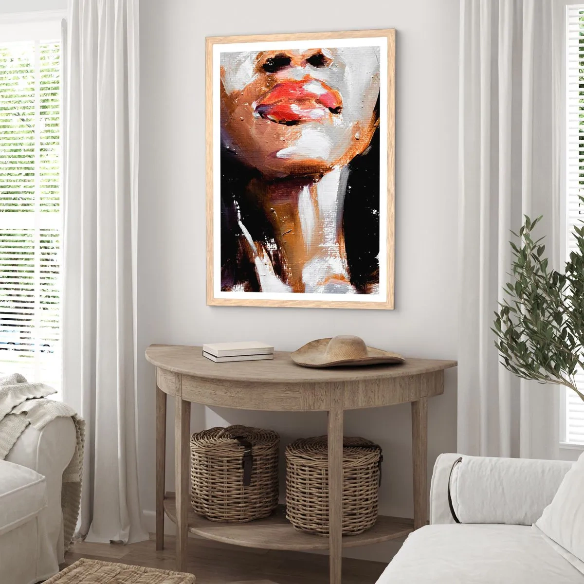 Póster en marco roble claro - Orgullo sin prejuicios - 61x91 cm