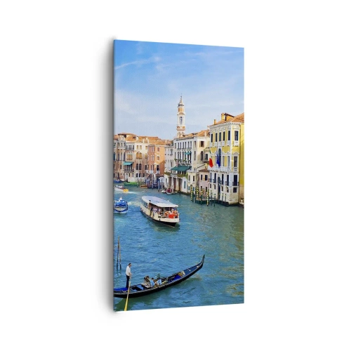 Cuadro sobre lienzo - Impresión de Imagen - Tráfico único en el mundo - 65x120 cm