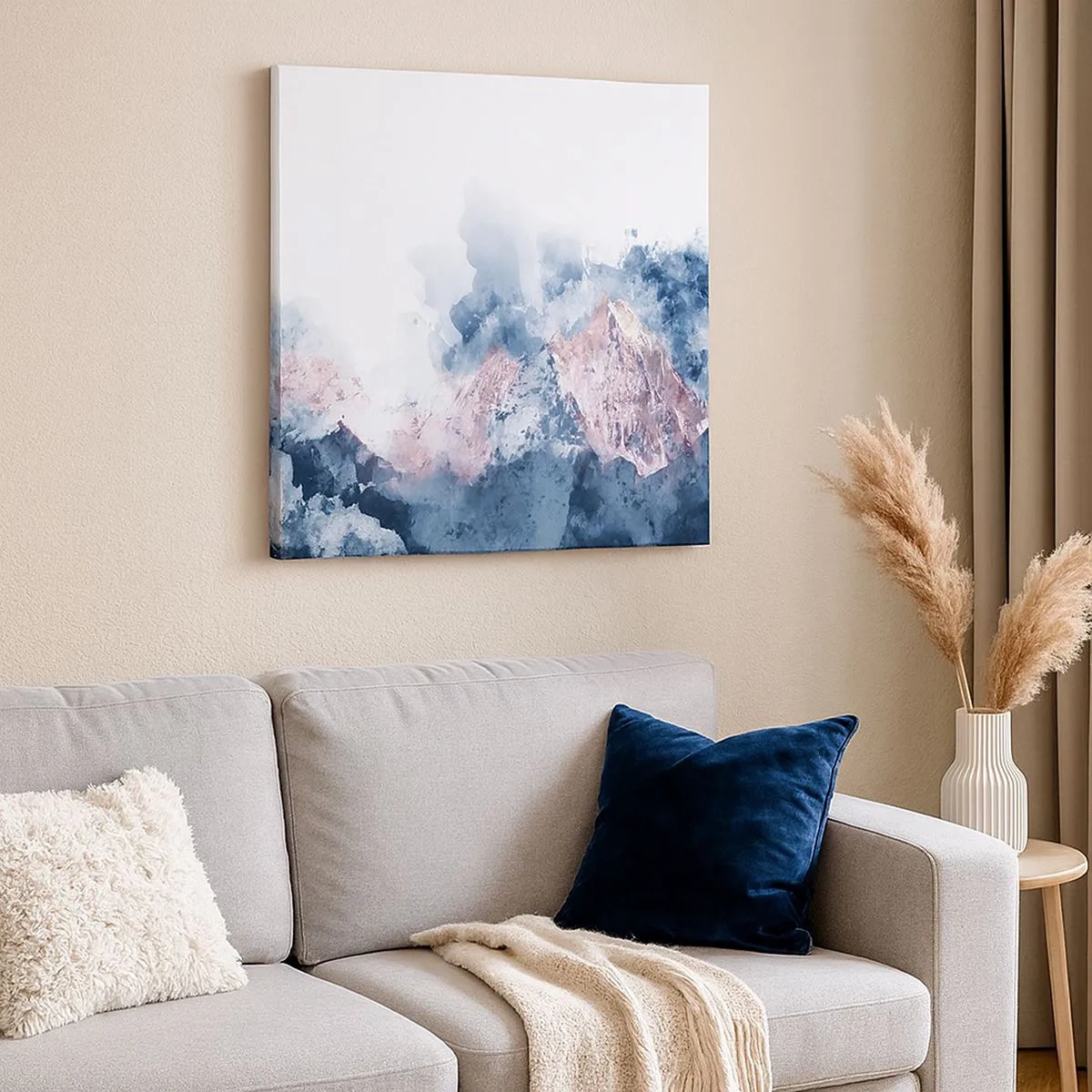 Cuadro sobre lienzo - Impresión de Imagen - El techo del mundo - 30x30 cm