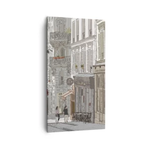 Cuadro sobre lienzo - Impresión de Imagen - Alegrías urbanas - 45x80 cm