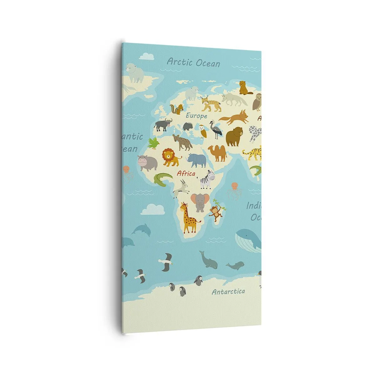 Cuadro sobre lienzo - Impresión de Imagen - Buenos vecinos - 65x120 cm