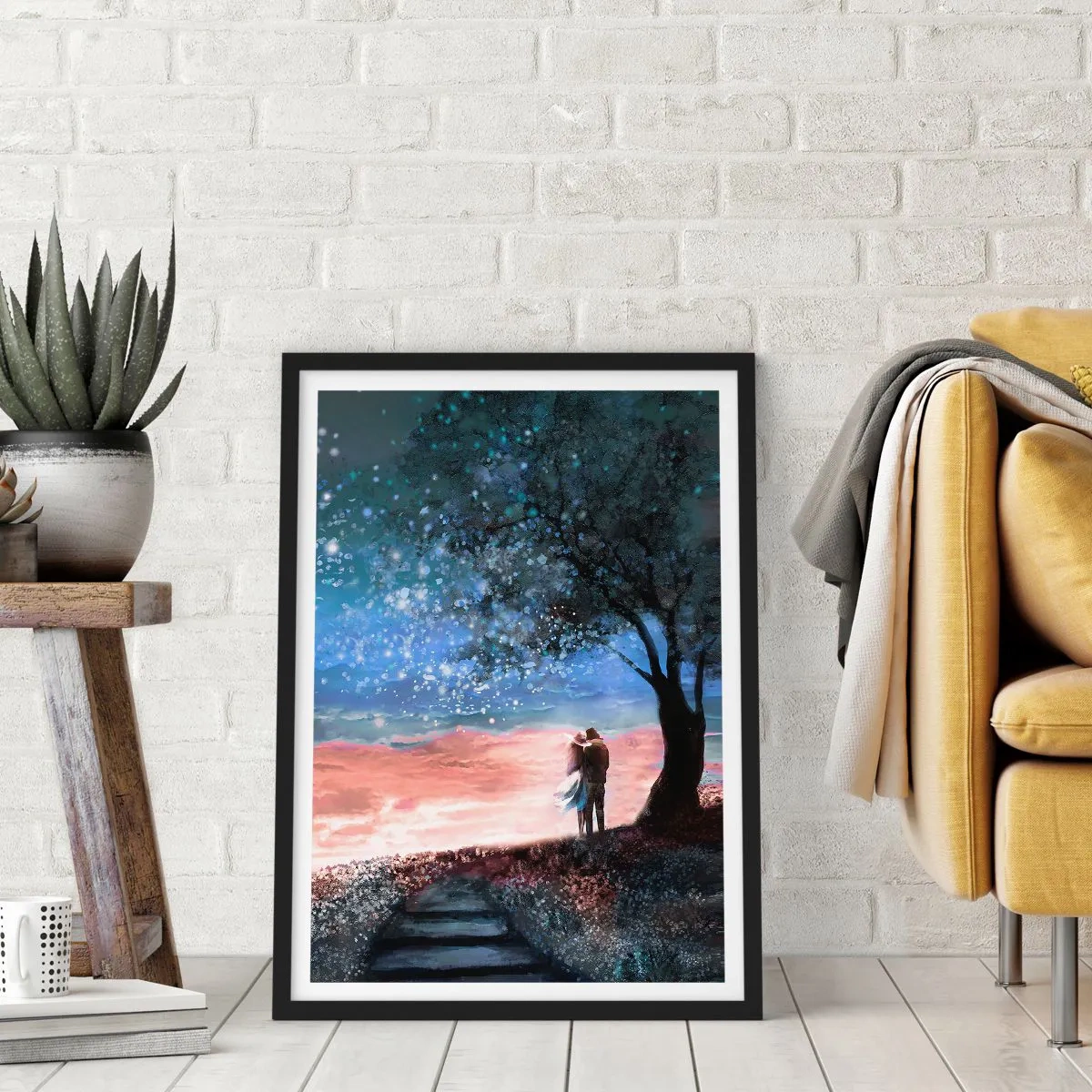 Póster en marco negro - Un espectáculo estelar - 61x91 cm