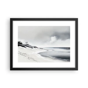 Póster en marco negro - Juntos desde el principio de los tiempos - 40x30 cm