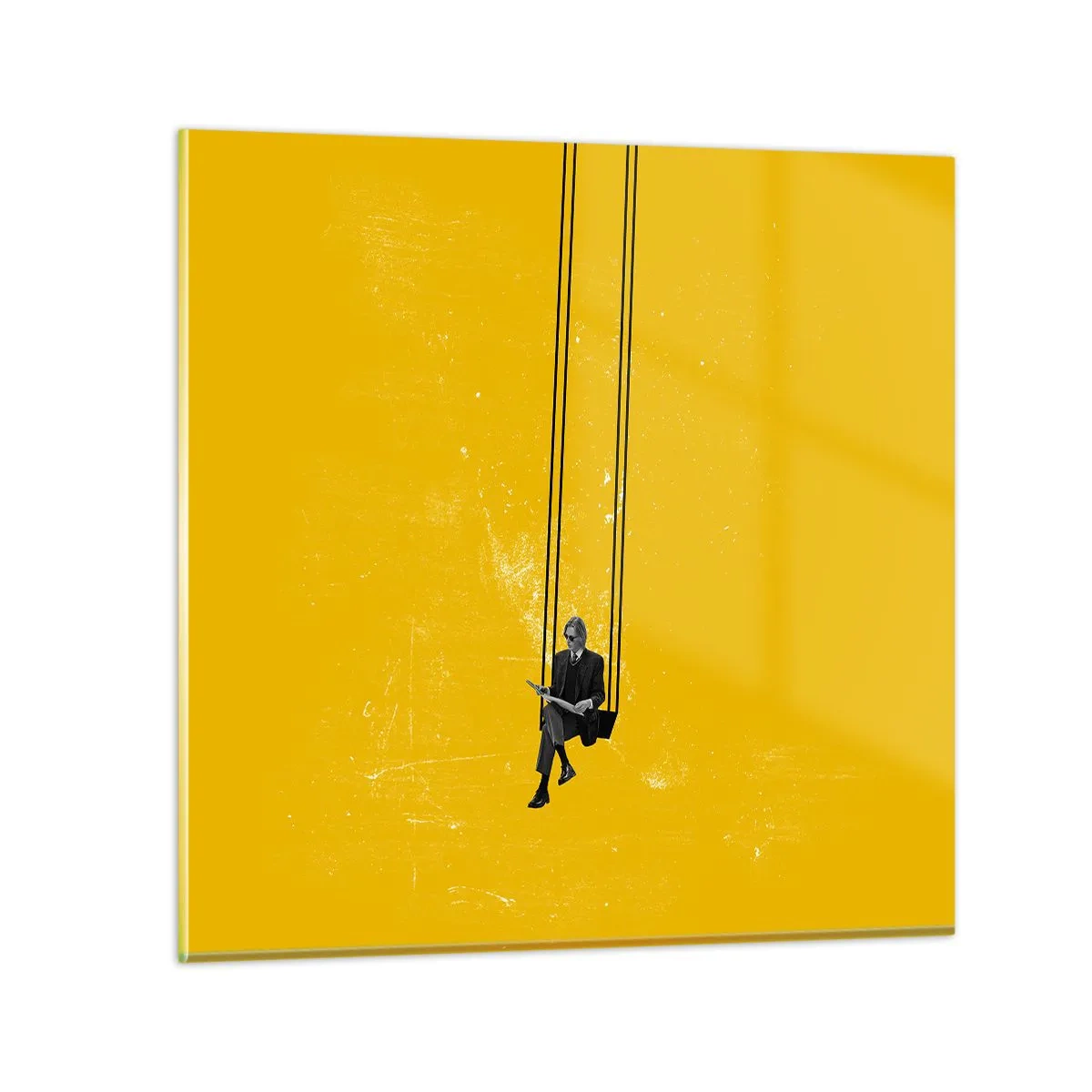 Cuadro sobre vidrio - Impresiones sobre Vidrio - Un día como cualquier otro - 50x50 cm