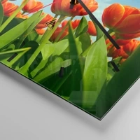 Esfera sin numeración, con rayas