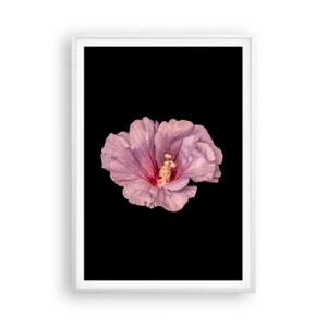 Póster en marco blanco - Directo al corazón - 70x100 cm