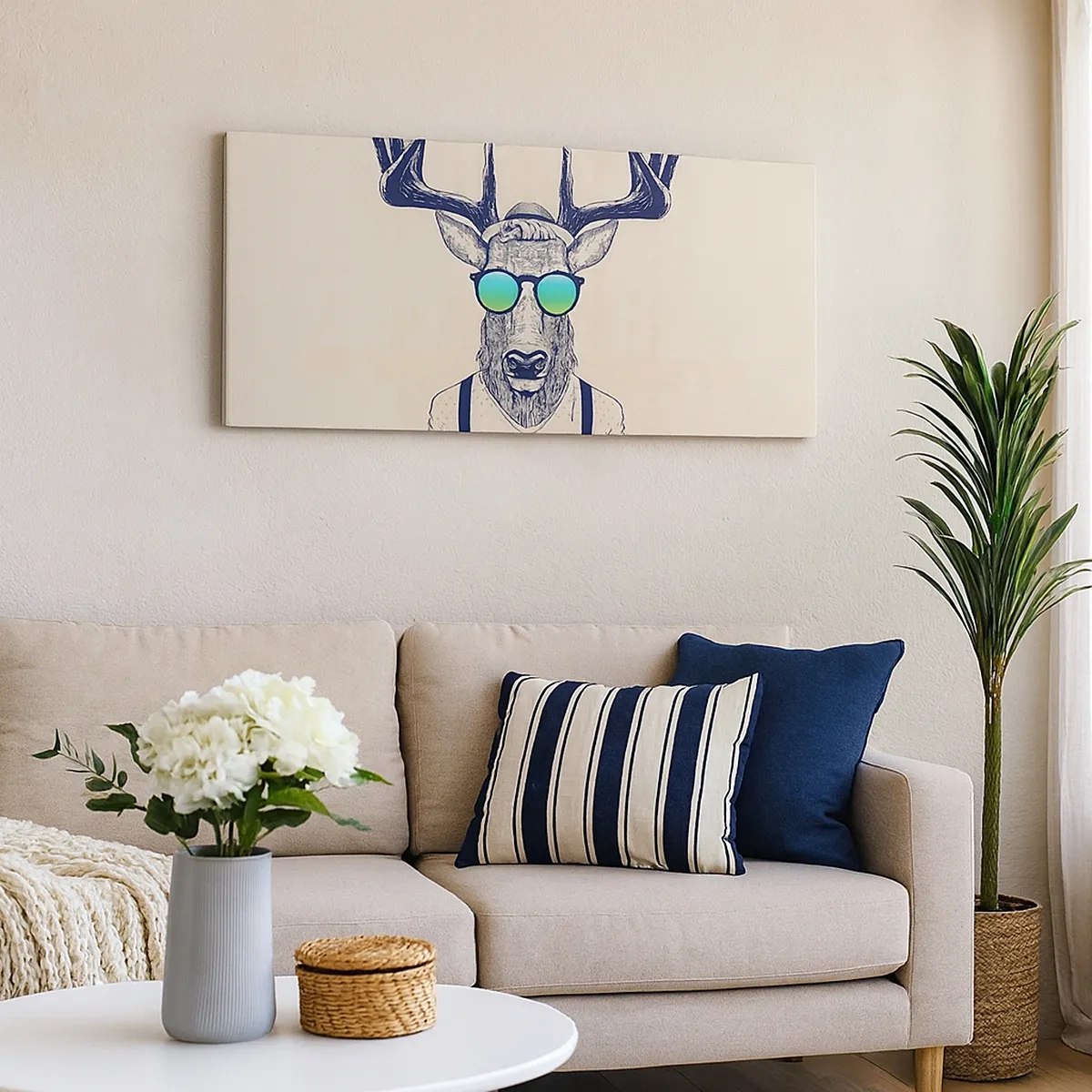 Cuadro sobre lienzo - Impresión de Imagen - ¿Y a quién esperabas? - 30x30 cm