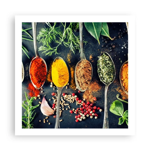 Póster - Magia culinaria - 60x60 cm
