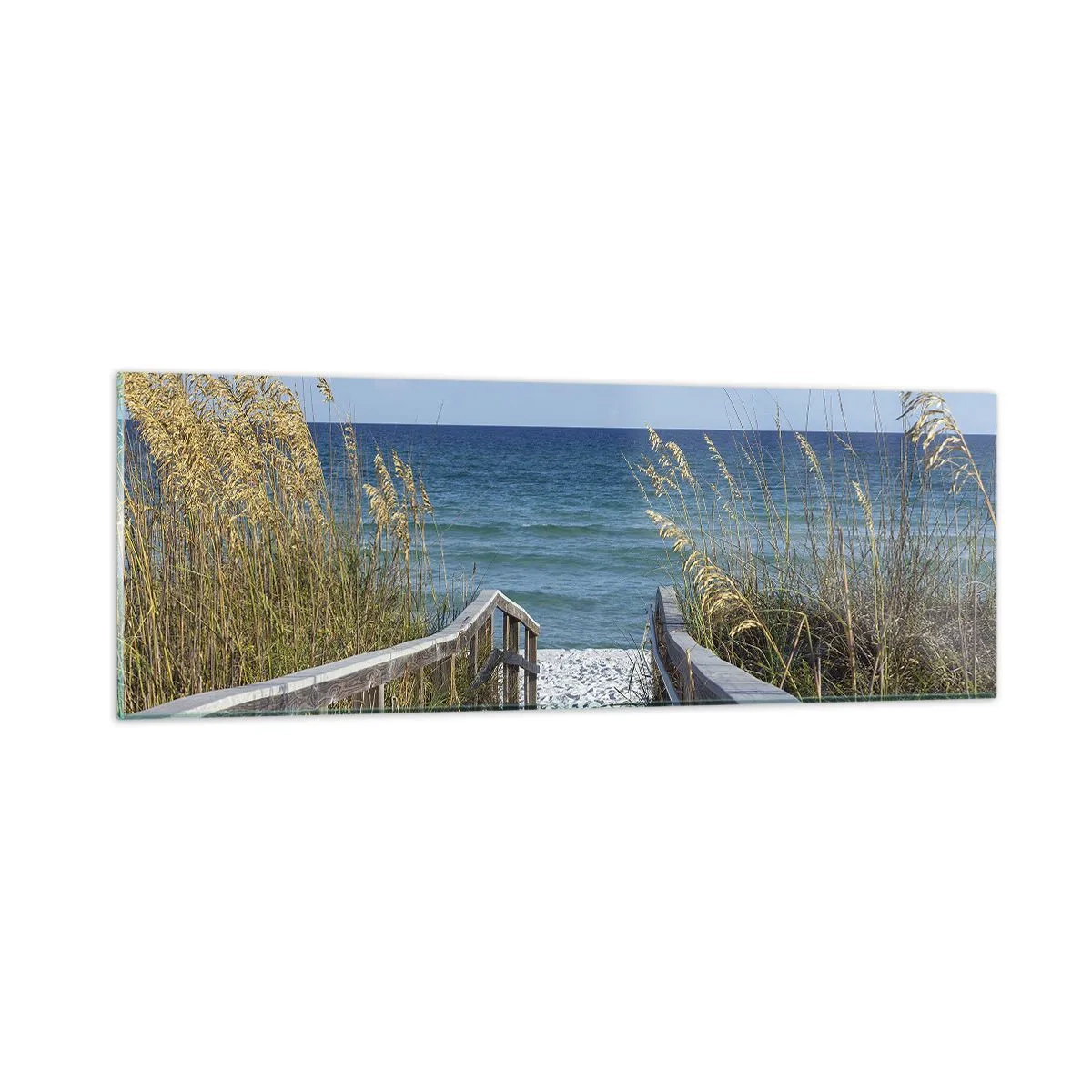 Cuadro sobre vidrio - Impresiones sobre Vidrio - En el sol, en el viento - 90x30 cm